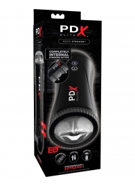 Черный автоматический мастурбатор-ротик Moto Stroker - Pipedream - во Владикавказе купить с доставкой