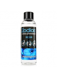 Массажное масло с феромонами ZODIAC Aqua - 75 мл. - Биоритм - купить с доставкой во Владикавказе