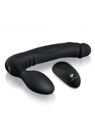 Черный безремневой страпон с вибрацией - 20,3 см. - Pegasus - купить с доставкой во Владикавказе