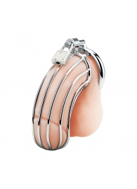 Металлическая клетка Prisoner Cock Сage с замком - BlueLine - купить с доставкой во Владикавказе