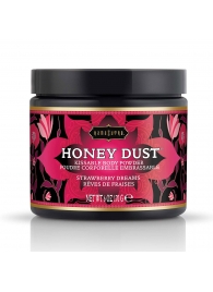 Пудра для тела Honey Dust Body Powder с ароматом клубники - 170 гр. - Kama Sutra - купить с доставкой во Владикавказе