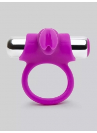 Лиловое виброкольцо с пультом ДУ Remote Control Cock Ring - Happy Rabbit - во Владикавказе купить с доставкой
