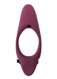 Бордовое эрекционное виброкольцо Stardust - Lola Games - во Владикавказе купить с доставкой