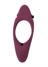 Бордовое эрекционное виброкольцо Stardust - Lola Games - во Владикавказе купить с доставкой