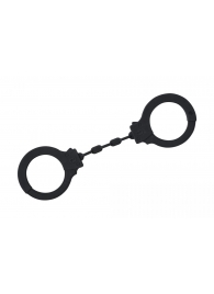 Черные силиконовые поножи Limitation - Lola Games - купить с доставкой во Владикавказе