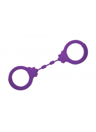 Фиолетовые силиконовые поножи Limitation - Lola Games - купить с доставкой во Владикавказе