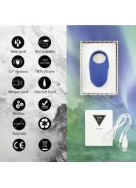 Синее кольцо с вибрацией Thor Cockring - FeelzToys - во Владикавказе купить с доставкой