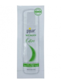 Лубрикант на водной основе pjur WOMAN Aloe - 2 мл. - Pjur - купить с доставкой во Владикавказе