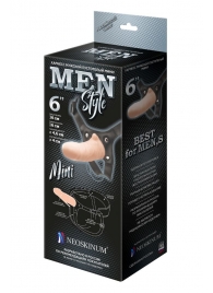 Пустотелый фаллопротез MEN STYLE - 17,5 см. - LOVETOY (А-Полимер) - купить с доставкой во Владикавказе