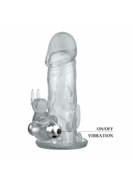 Вибронасадка со стимуляцией клитора и ануса - 12,5 см. - Baile - во Владикавказе купить с доставкой