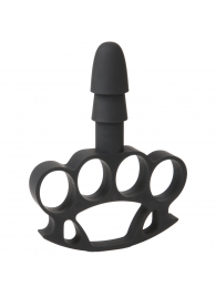 Кастет с штырьком для насадок Vac-U-Lock Knuckle Up - Doc Johnson - купить с доставкой во Владикавказе