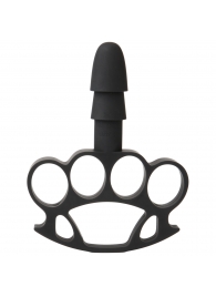 Кастет с штырьком для насадок Vac-U-Lock Knuckle Up - Doc Johnson - купить с доставкой во Владикавказе