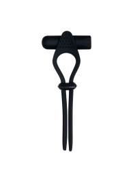 Черное эрекционное лассо с вибропулей Black Tie Affair - Zero Tolerance - во Владикавказе купить с доставкой