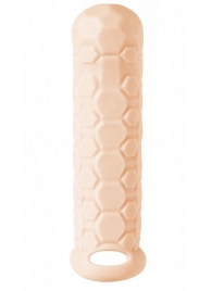 Телесный фаллоудлинитель Homme Long - 15,5 см. - Lola Games - во Владикавказе купить с доставкой