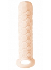 Телесный фаллоудлинитель Homme Long - 13,5 см. - Lola Games - во Владикавказе купить с доставкой