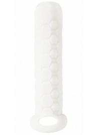 Белый фаллоудлинитель Homme Long - 13,5 см. - Lola Games - во Владикавказе купить с доставкой