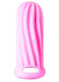Розовый фаллоудлинитель Homme Wide - 11 см. - Lola Games - во Владикавказе купить с доставкой