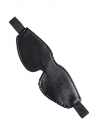 Черная маска Anonymo из искусственной кожи - ToyFa - купить с доставкой во Владикавказе