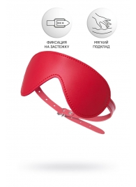 Красная маска Anonymo из искусственной кожи - ToyFa - купить с доставкой во Владикавказе