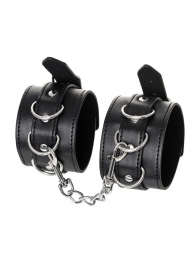 Черные оковы Anonymo из искусственной кожи - ToyFa - купить с доставкой во Владикавказе