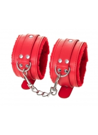 Красные оковы Anonymo из искусственной кожи - ToyFa - купить с доставкой во Владикавказе