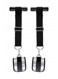 Черно-серебристые фиксаторы для рук на дверь Anonymo - ToyFa - купить с доставкой во Владикавказе