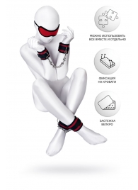 Красно-черный бондажный набор Anonymo - ToyFa - купить с доставкой во Владикавказе