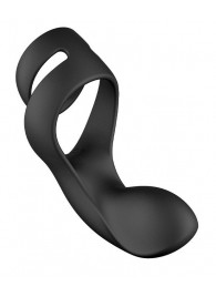 Черное эрекционное кольцо Benedict для стимуляции промежности - Svakom - во Владикавказе купить с доставкой