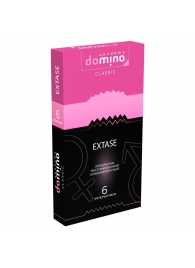 Презервативы с точками и рёбрышками DOMINO Classic Extase - 6 шт. - Domino - купить с доставкой во Владикавказе