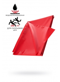 Красная простыня для секса из ПВХ - 220 х 200 см. - ToyFa - купить с доставкой во Владикавказе