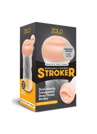 Мастурбатор-ротик ZOLO DEEP THROAT - Zolo - во Владикавказе купить с доставкой