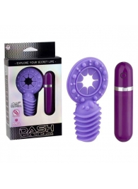 Фиолетовое эрекционное виброкольцо с 10 режимами вибрации Dash - NMC - во Владикавказе купить с доставкой