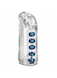 Прозрачный мастурбатор-вагина с 5 стимулирующими бусинами Snatch - Blush Novelties - во Владикавказе купить с доставкой