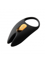 Черное эрекционное кольцо с вибрацией и пультом ДУ Winni 2 - Svakom - во Владикавказе купить с доставкой