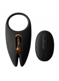 Черное эрекционное кольцо с вибрацией и пультом ДУ Winni 2 - Svakom - во Владикавказе купить с доставкой