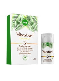 Возбуждающий гель с ароматом кокоса Vibration Coconut - 15 мл. - INTT - купить с доставкой во Владикавказе