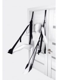 Черные секс-качели на дверь Anonymo №0505 - ToyFa - купить с доставкой во Владикавказе