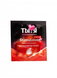Разогревающий гель-лубрикант Stimulove Strong в одноразовой упаковке - 4 гр. - Биоритм - купить с доставкой во Владикавказе