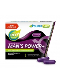 Возбуждающее средство для мужчин Mans Power plus - 10 капсул (0,35 гр.) +1 в подарок - SuperCaps - купить с доставкой во Владикавказе