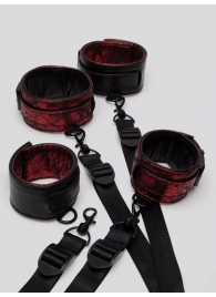 Изысканный набор фиксаций на кровати Reversible Under Mattress Restraint Set - Fifty Shades of Grey - купить с доставкой во Владикавказе