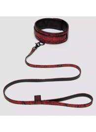 Стильный ошейник с поводком Reversible Faux Leather Collar and Lead - Fifty Shades of Grey - купить с доставкой во Владикавказе