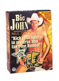 Надувная секс-кукла Big John с виброфаллосом - NMC - во Владикавказе купить с доставкой