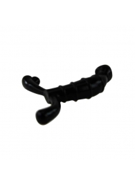 Чёрный стимулятор простаты с рёбрышками - Baile - во Владикавказе купить с доставкой