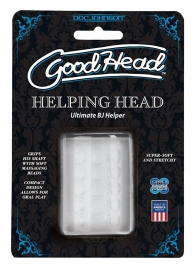 Прозрачный мастурбатор HELPING HEAD - Doc Johnson - во Владикавказе купить с доставкой