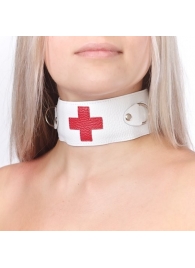 Ошейник с кольцами и красным крестом - Sitabella - купить с доставкой во Владикавказе