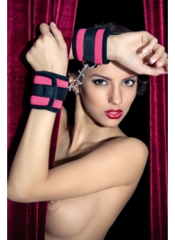 Наручники из неопрена розового цвета - ToyFa - купить с доставкой во Владикавказе