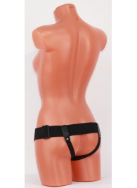 Универсальные черные трусики для страпона - БДСМ Арсенал - купить с доставкой во Владикавказе