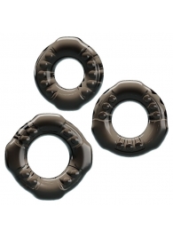 Набор из 3 эластичных дымчатых эрекционных колец - Baile - во Владикавказе купить с доставкой