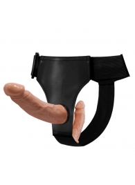 Женский страпон с 2 отростками - внешним и внутренним - Baile - купить с доставкой во Владикавказе