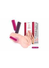 Телесный вибромастурбатор-вагина Dream Auto - KOKOS - во Владикавказе купить с доставкой